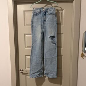 12th tribe cutout denim pants